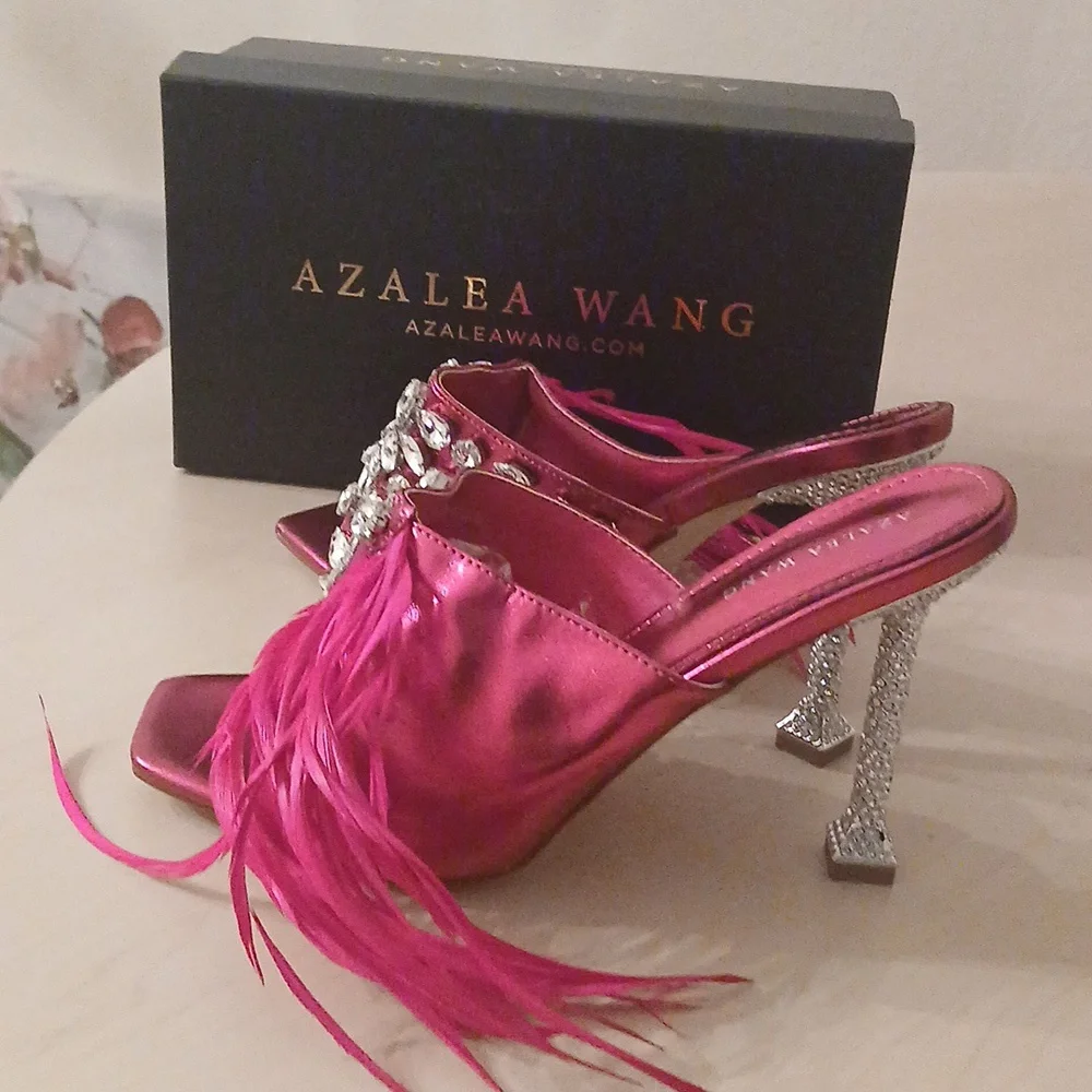 Pink Embellished Heels